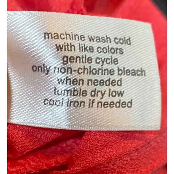 Lane Bryant Convertible Off the Shoulder Pleated Maxi Dress Coral Plus Womens 4X - Picture 10 of 11